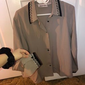 👑 VINTAGE 80s BLOUSE yves st. Clair